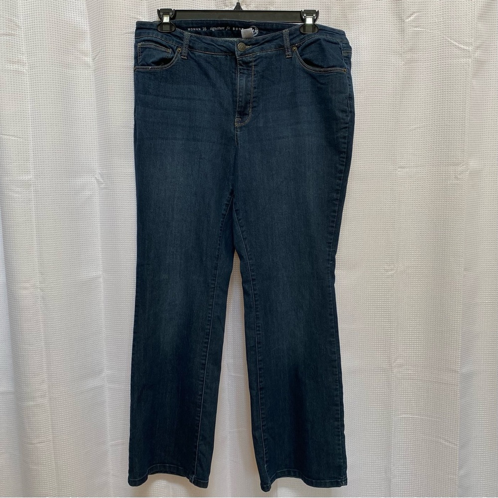 Ladies W62 Signature Fit Biot Cut Stretch Jeans Size 16 View 2